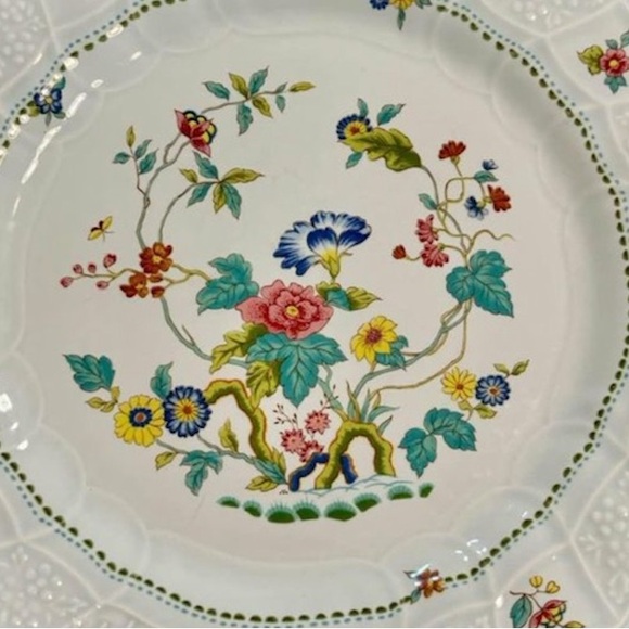 6 Vintage Antique Fine China Chelsea by MIKASA Dinner Plates Japanese porcelain - Picture 5 of 5